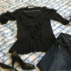 Cute and sexy black top